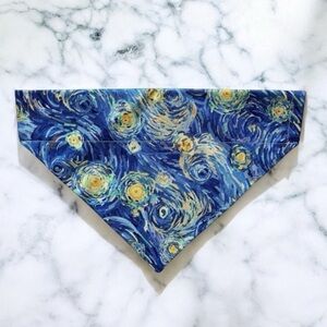 DOG Bandana - Starry Night - Size L Large